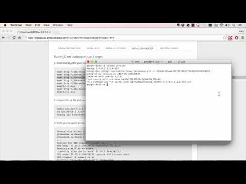 H2O Quick Start on Hadoop