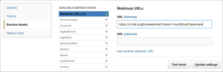 Github webhook