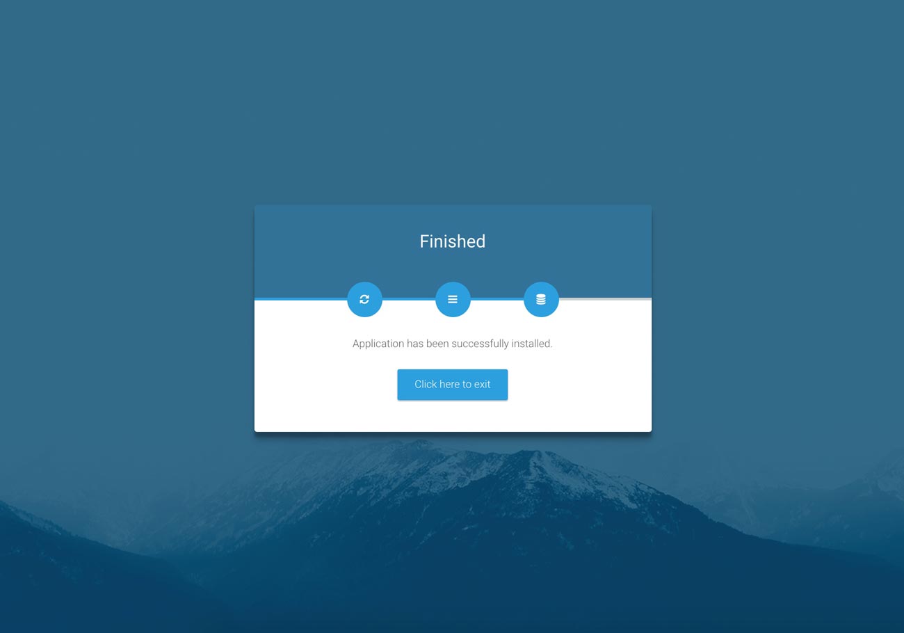 Laravel web updater | Step 3