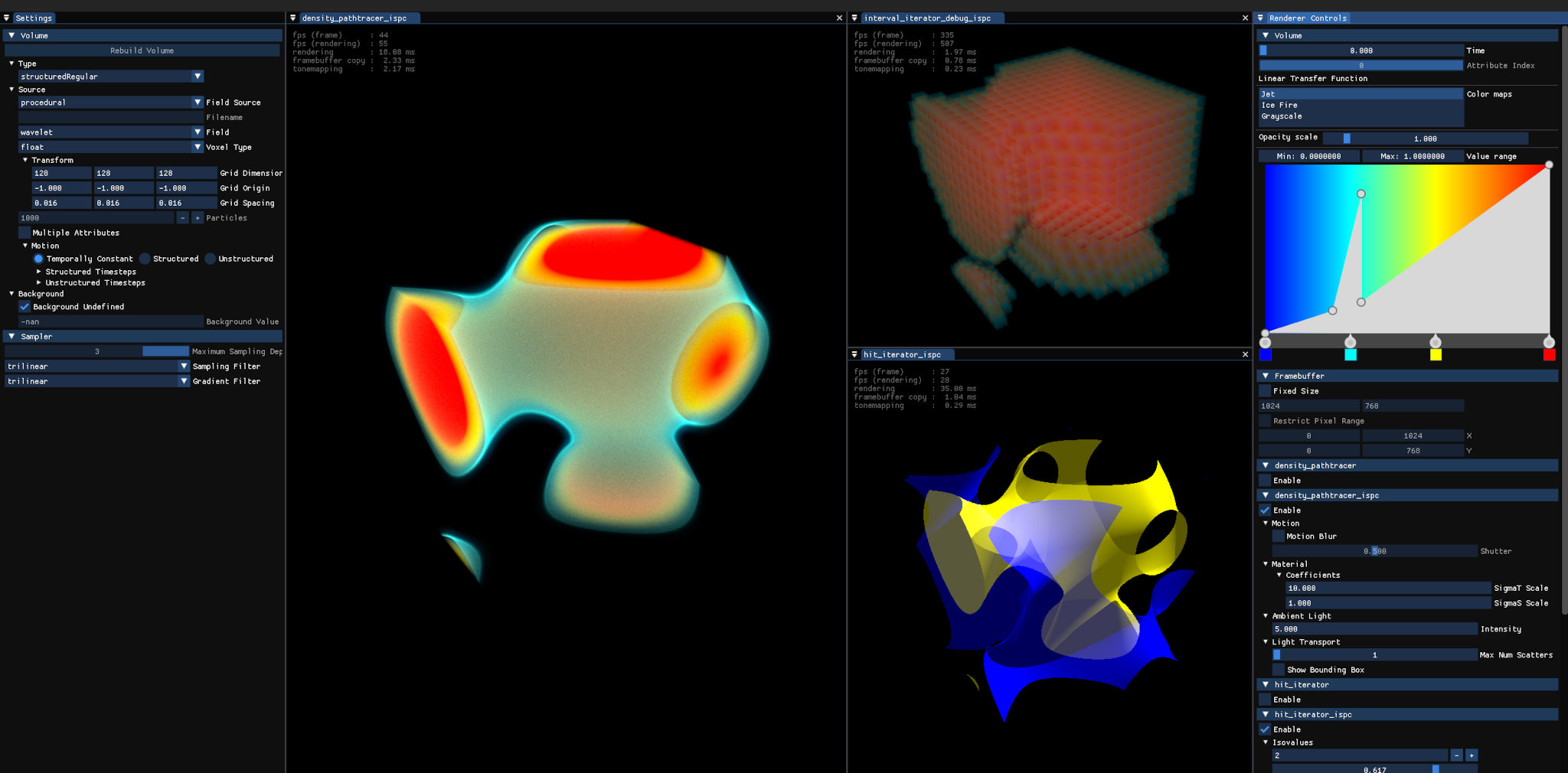 vklExamples interactive example application