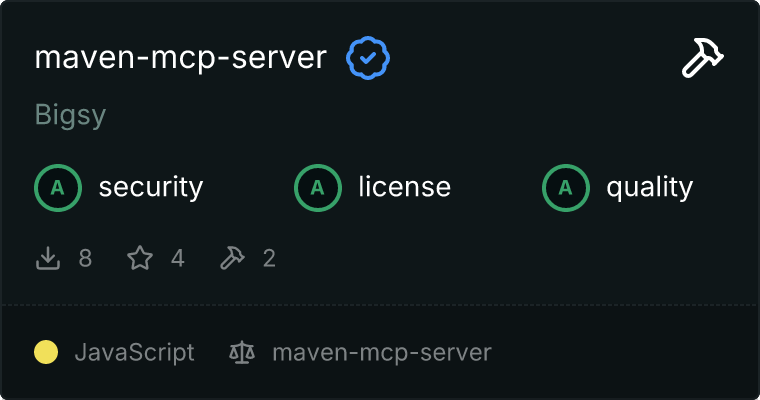 maven-mcp-server MCP server