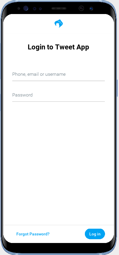 tweetapp login page 1